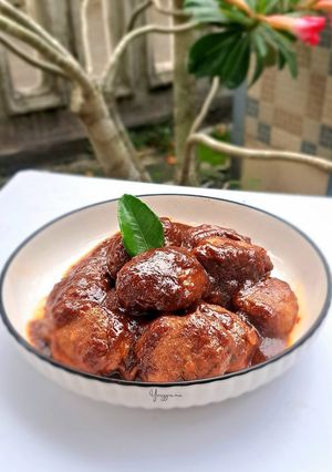 Foto resep Semur Perkedel Ikan Tongkol