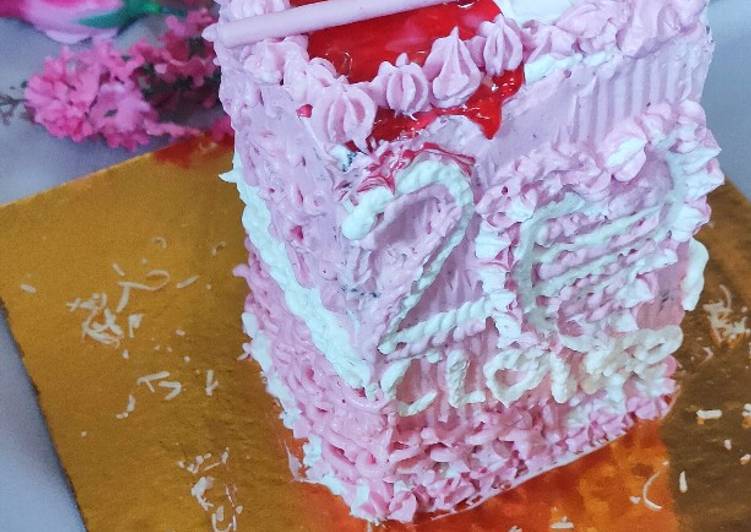 Resep Cake Cheese Strawberry Anti Gagal