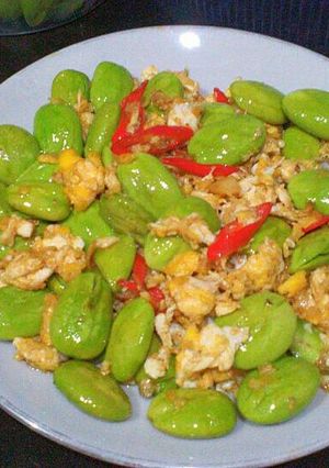 Foto resep Tumis Pete + Telur Praktis