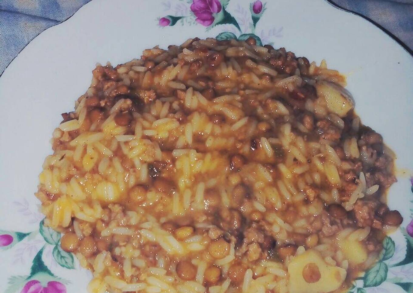 Arroz con lenteja