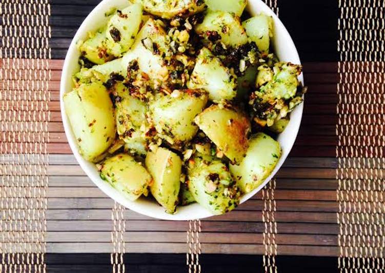 Recipe of Homemade Pesto Potatoes