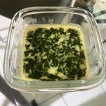 MPASI 8m+ tumgi steamed egg with spinach