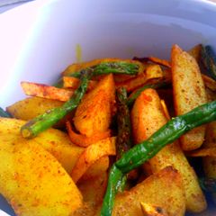 A picture of Aloo beans ki sabzi #Ramadhancontest.