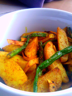 A picture of Aloo beans ki sabzi #Ramadhancontest.