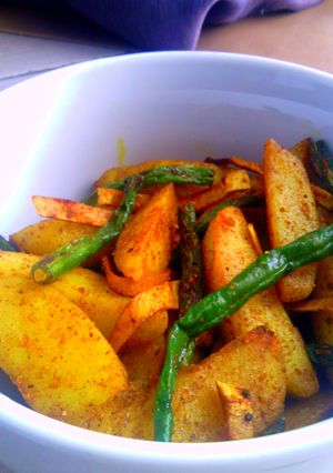 A picture of Aloo beans ki sabzi #Ramadhancontest.