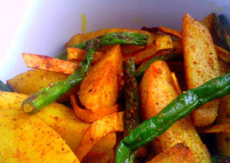 Simple Way to Make Award-winning Aloo beans ki sabzi #Ramadhancontest