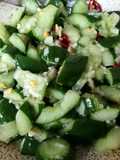 Zucchini Salad with Japanese Cucumber