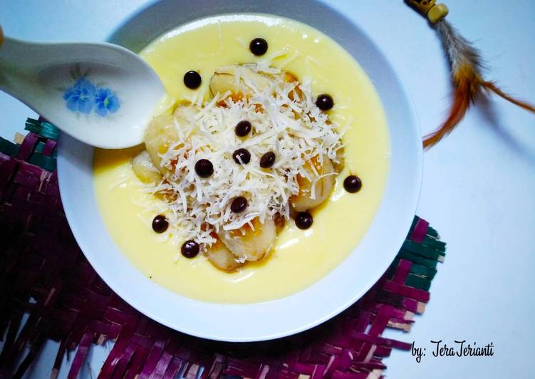Langkah Mudah untuk Bikin Pisang berendam saus custard yang Bisa Manjain Lidah