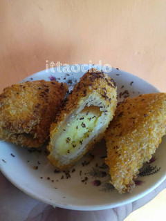 Foto resep Olahan tape singkong: Roti goreng isi tape singkong