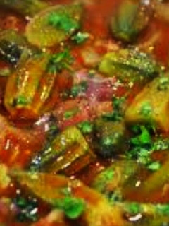 A picture of Okra with Meat.