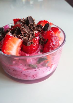 Una foto de Helado de frutos rojos 🍧
