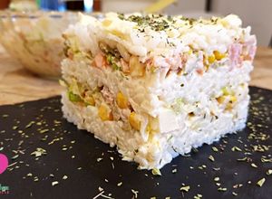 Foto principal de Ensalada de arroz con atún y mayonesa