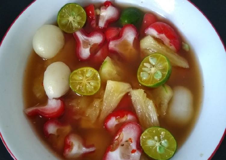 Resep masakan Asinan buah | Resep Membuat Asinan buah Yang Menggugah Selera