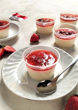Foto resep Puding Susu Strawberry