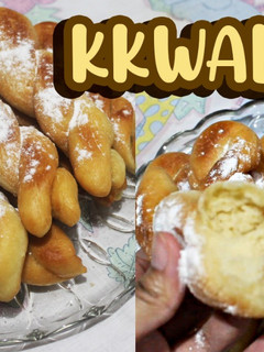 Foto resep Donat Kepang Ala Korea / Kkwabaegi