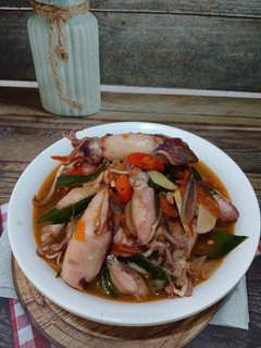 Foto resep Tumis cumi asin