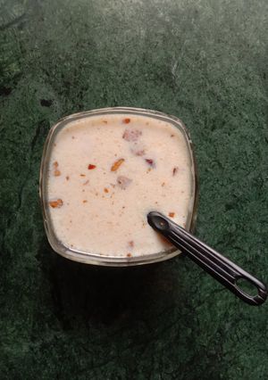 A picture of Tender Coconut Payasum/ Pudding.