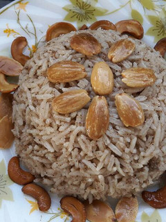 صورة لوصفة رز بلحمة