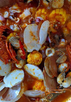 Foto resep Seafood campur saus padang