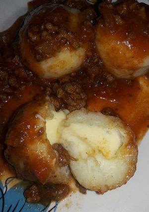 Una foto de Ñoquis rellenos sin T.A.C.C con maizena
