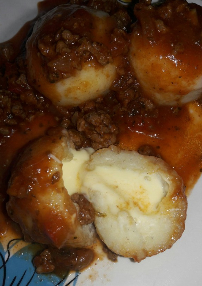 Una foto de Ñoquis rellenos sin T.A.C.C con maizena