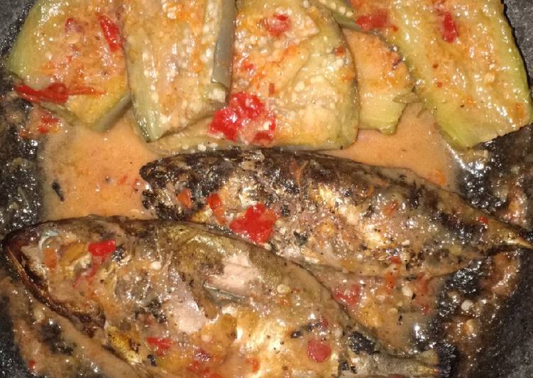 Sambal Santan Ikan bakar Terong