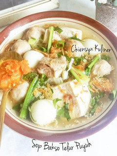 Foto resep Sop Bakso Telur Puyuh