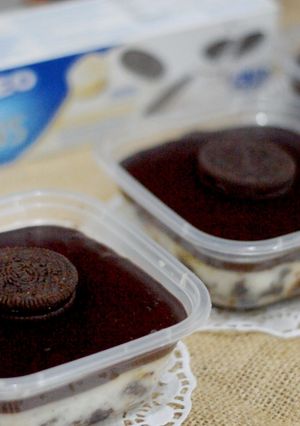 Foto resep Oreo Dessert Box Lumer (no whip cream, no oven, no kukus)