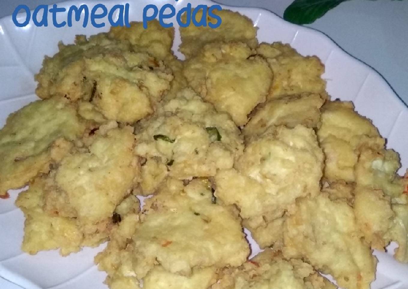 Tahu Kribo Oatmeal Pedas