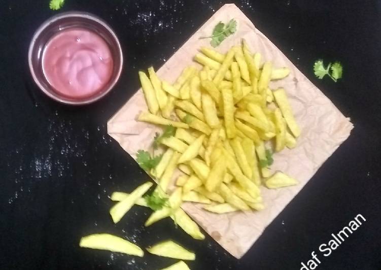 Easiest Way to Make Homemade Crispy french fries
