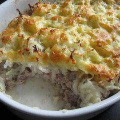 A picture of Pork Mince & Potato Bake.