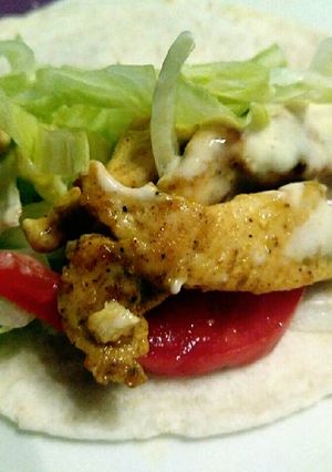 Una foto de Kebab casero