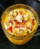 Kesar Mango Milkshake with Ice Cream