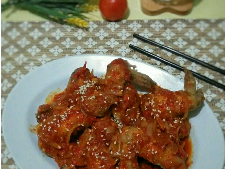 Anti Ribet, Bikin Korean Spicy Chikcen Wings Enak Terbaru