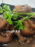 New Year's Dish - Braised Pig Trotters for Good Luck