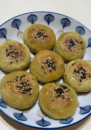 蜂蜜地瓜芝麻Q餅 的食譜成品照片