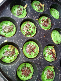 Foto resep Kue cubit pandan
