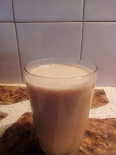 Una foto de Smoothie de banana y café