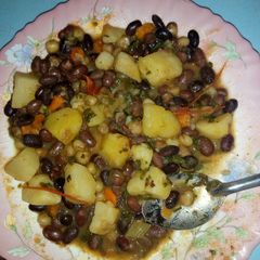 A picture of Fried githeri.
