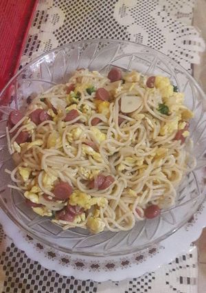 Foto resep Mie telur sosis warna warni ala mama nayra