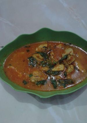 Foto resep Ayam kuah kemangi"pedas"