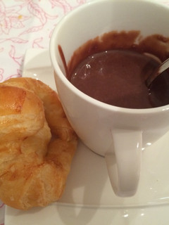 Una foto de Chocolate a la taza con nutella