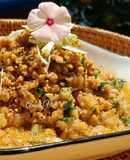 Thịt xay rang hành lá