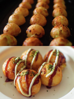 A picture of Gindaco-Style! Crispy and Fluffy Takoyaki (Flour-Based).