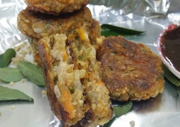 Cracked wheat and paneer patties..#healthyjunior