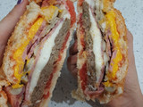 همبرگر و ژامبون
