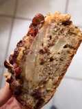 Torta o budín de Peras, avellanas y chocolate