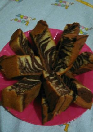 Foto resep Cake Marmer Putih Telur Super