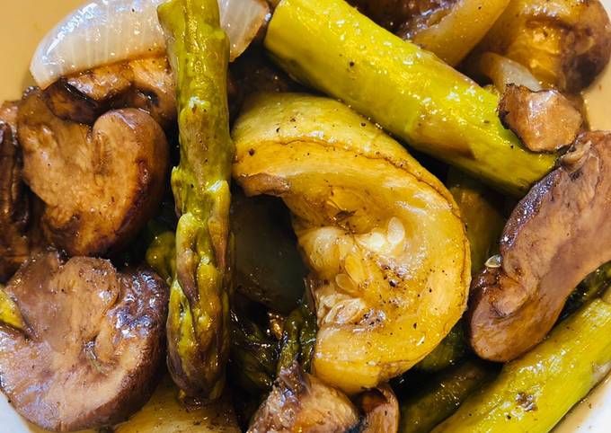 Simple Way to Make Super Quick Homemade Roasted Harvest Veggies