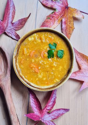 Una foto de Guisito vegano y express con texturizado de garbanzos 🥣